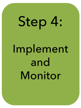 Step 4 - Implement and Monitor